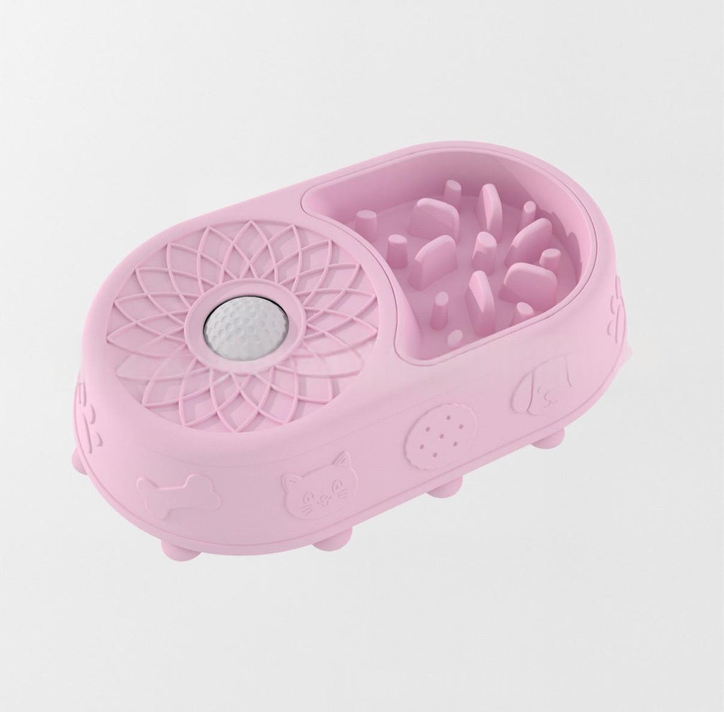 Non-Slip Pet Licking Slow-Feeding Bowl
