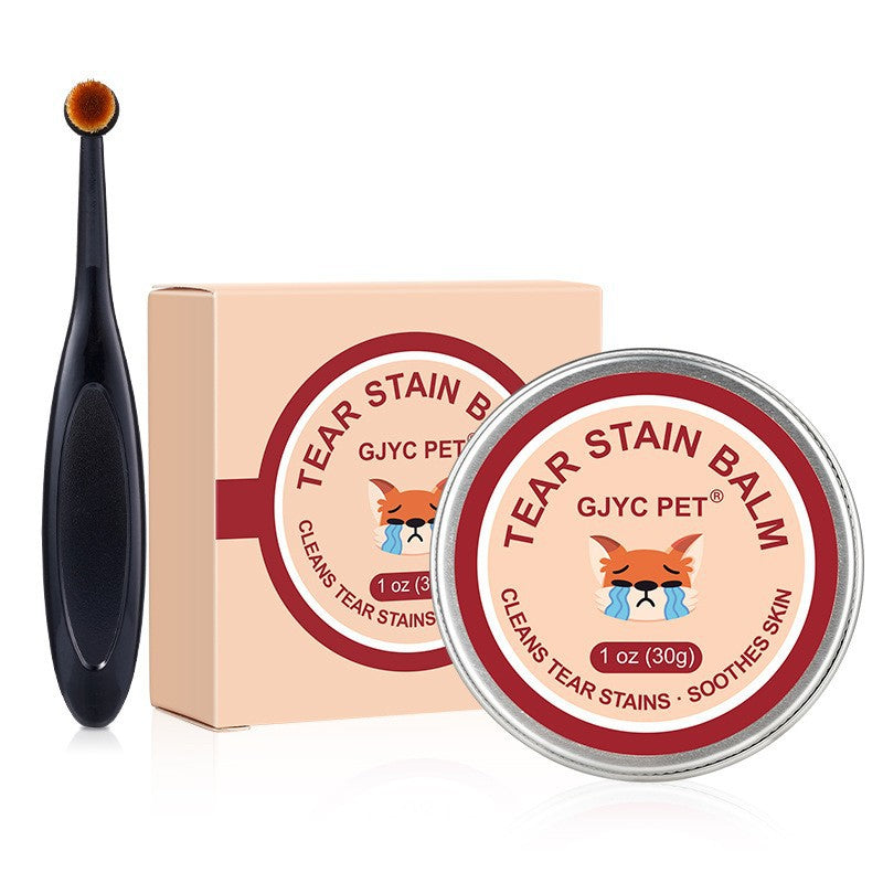 Pet Eye Tear Stain Discharge Remover Gentle Eye-Cleaning Balm Thats Mild And Non-Irritating To The Eyes