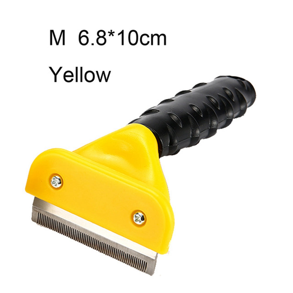 Pet Grooming Comb with Steel Blade