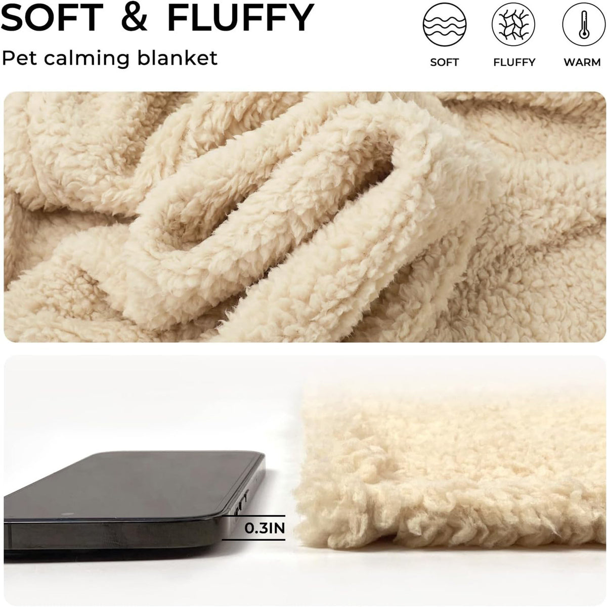 Warm Cotton Velvet Dog Blanket