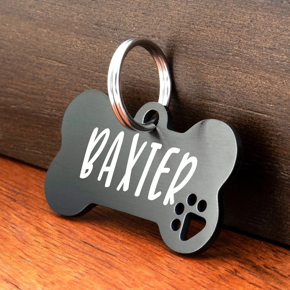 Creative Stainless Steel Lettering Keychain Heart-Shaped
