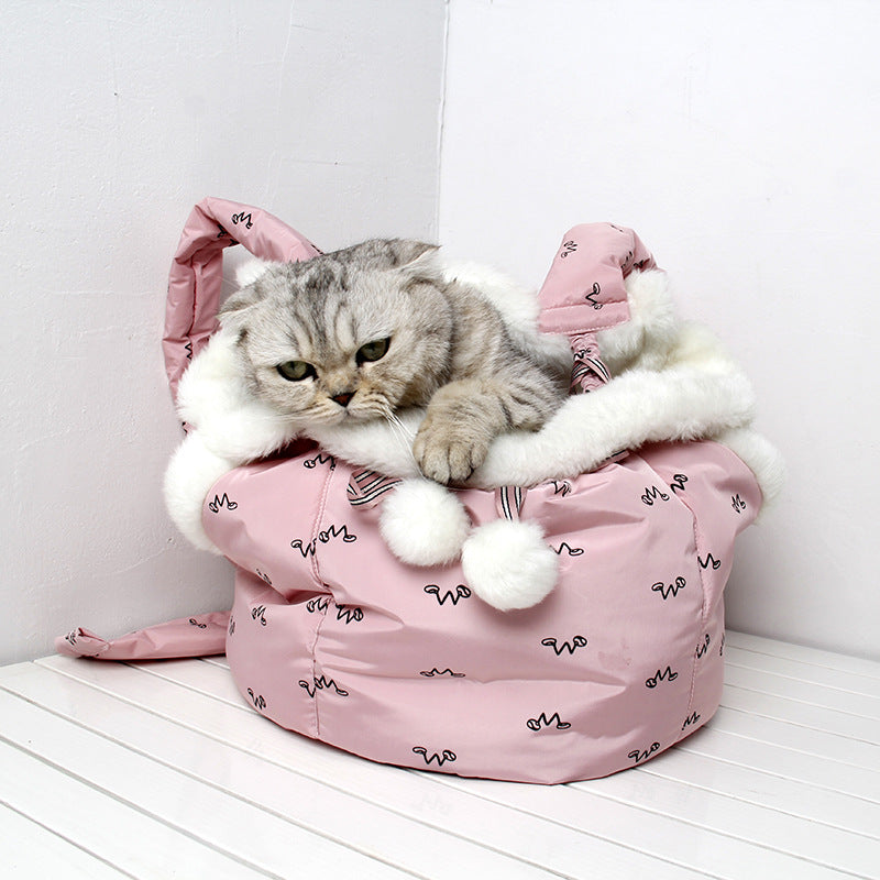 Pet Carrier Backpack for Winter Travel