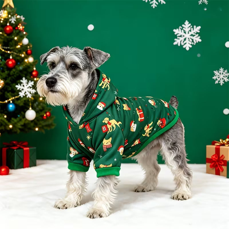 Festive Christmas Pet Hoodie