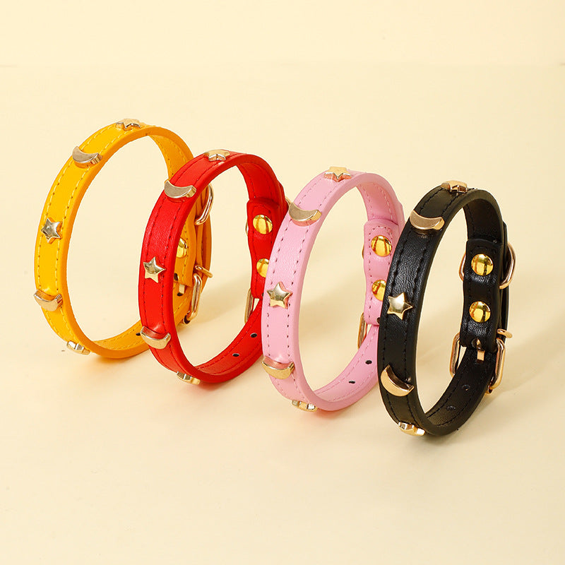 Pet Collar Star Moon Simple Anti-Bite