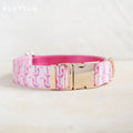 New Flamingo Dog Collar