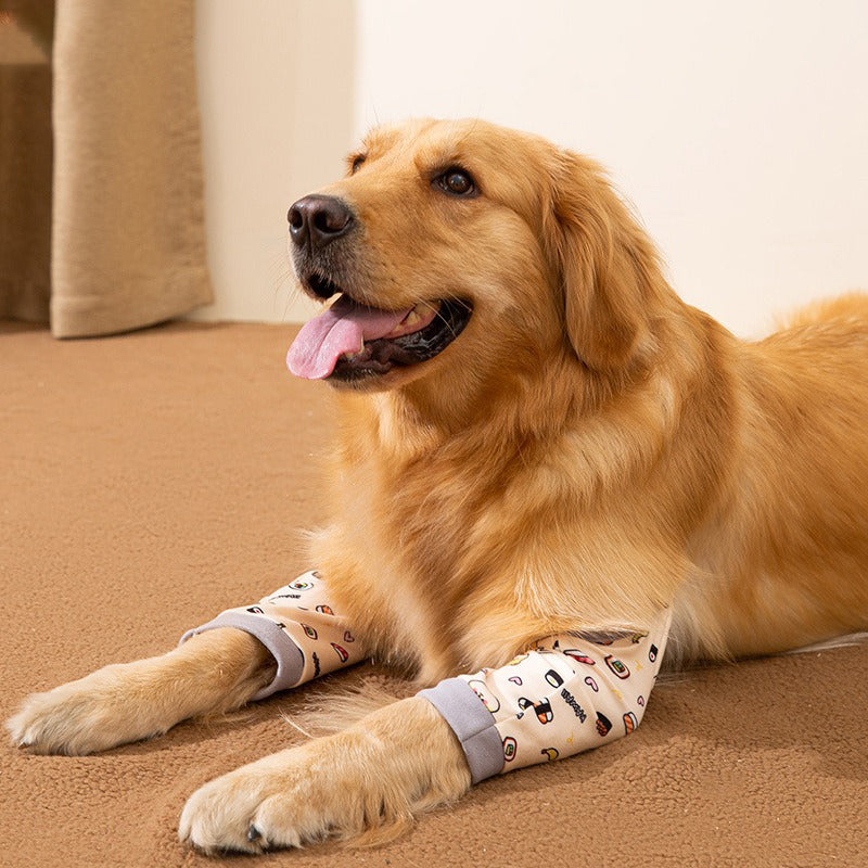Dogs Knee Protector Pad For Calluses, Dog Knee Brace, Front Elbow Support Wrap, Dog Sleeves For Wounds Dog Elbow Callus Treatment For Medium