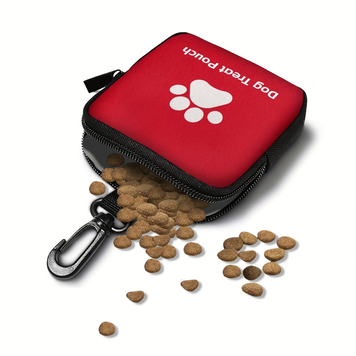 Polyester Portable Pet Snack Pack With Zipper Closure