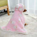 Velvet Warm Dog Pajamas Sleeping Bag