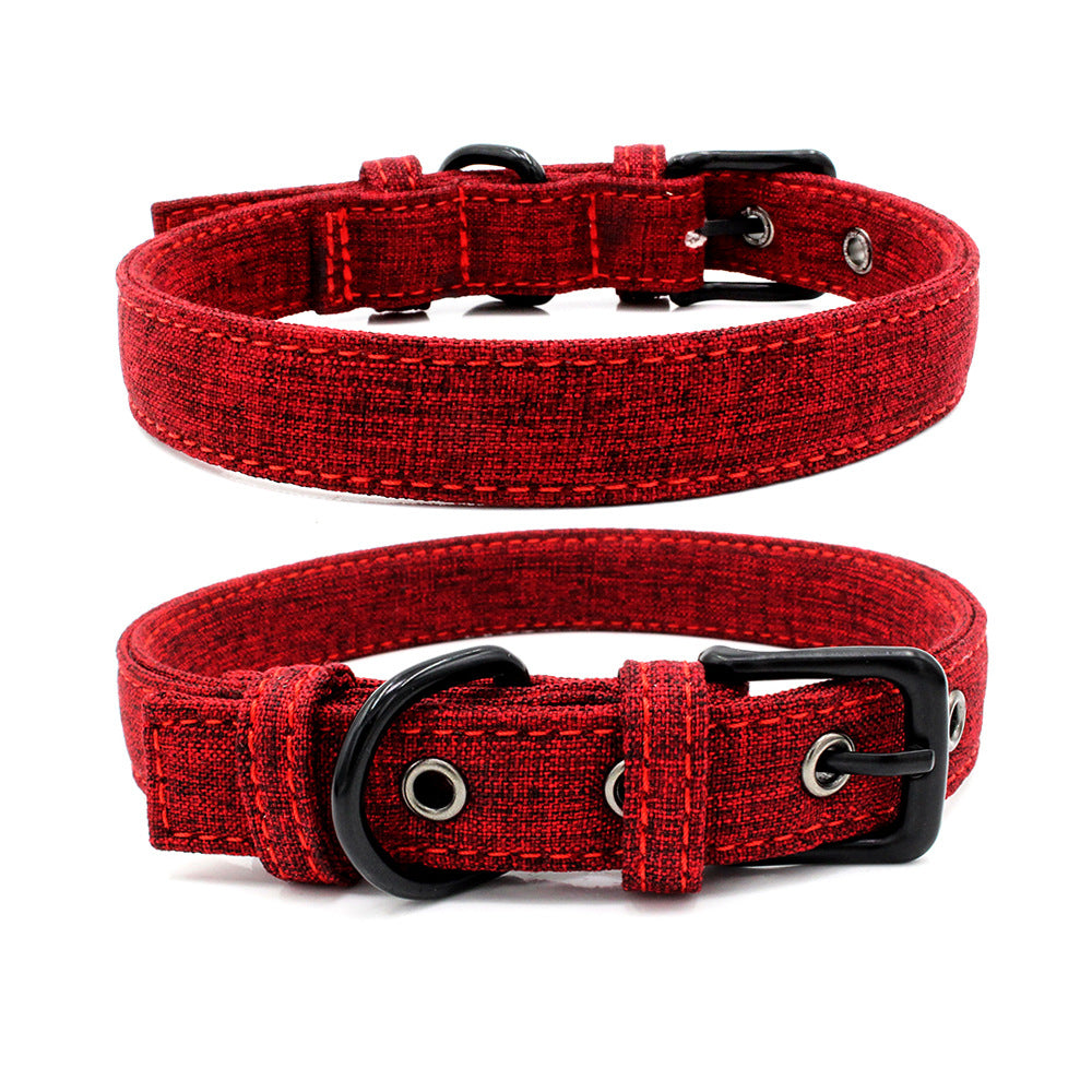 Double Layer Colorful Dog Collar Leash