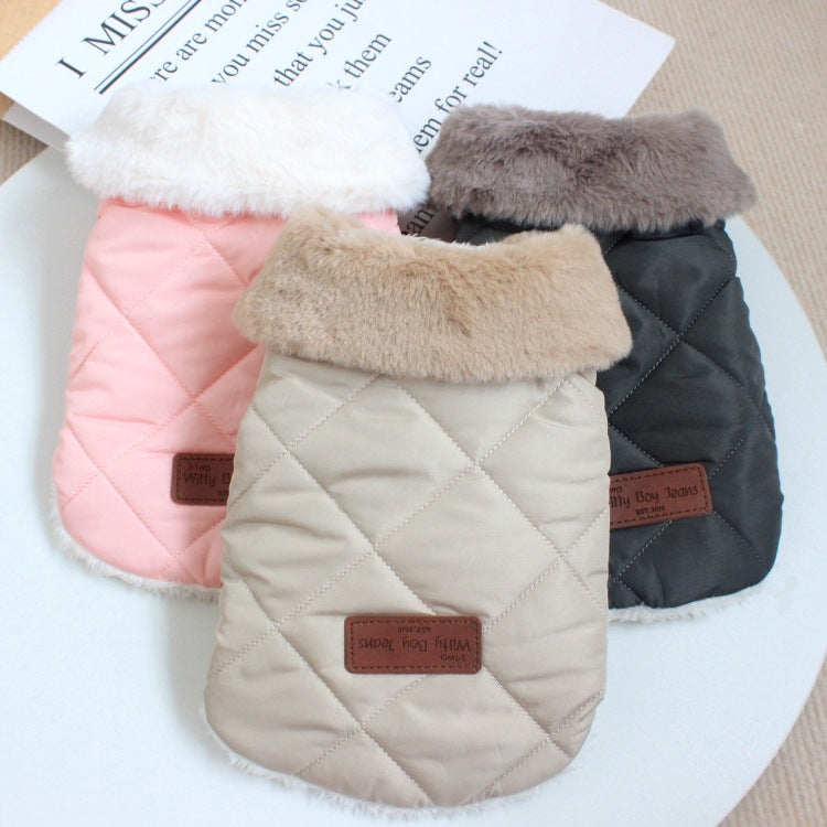 Thickened Warm Cotton Dog Coat