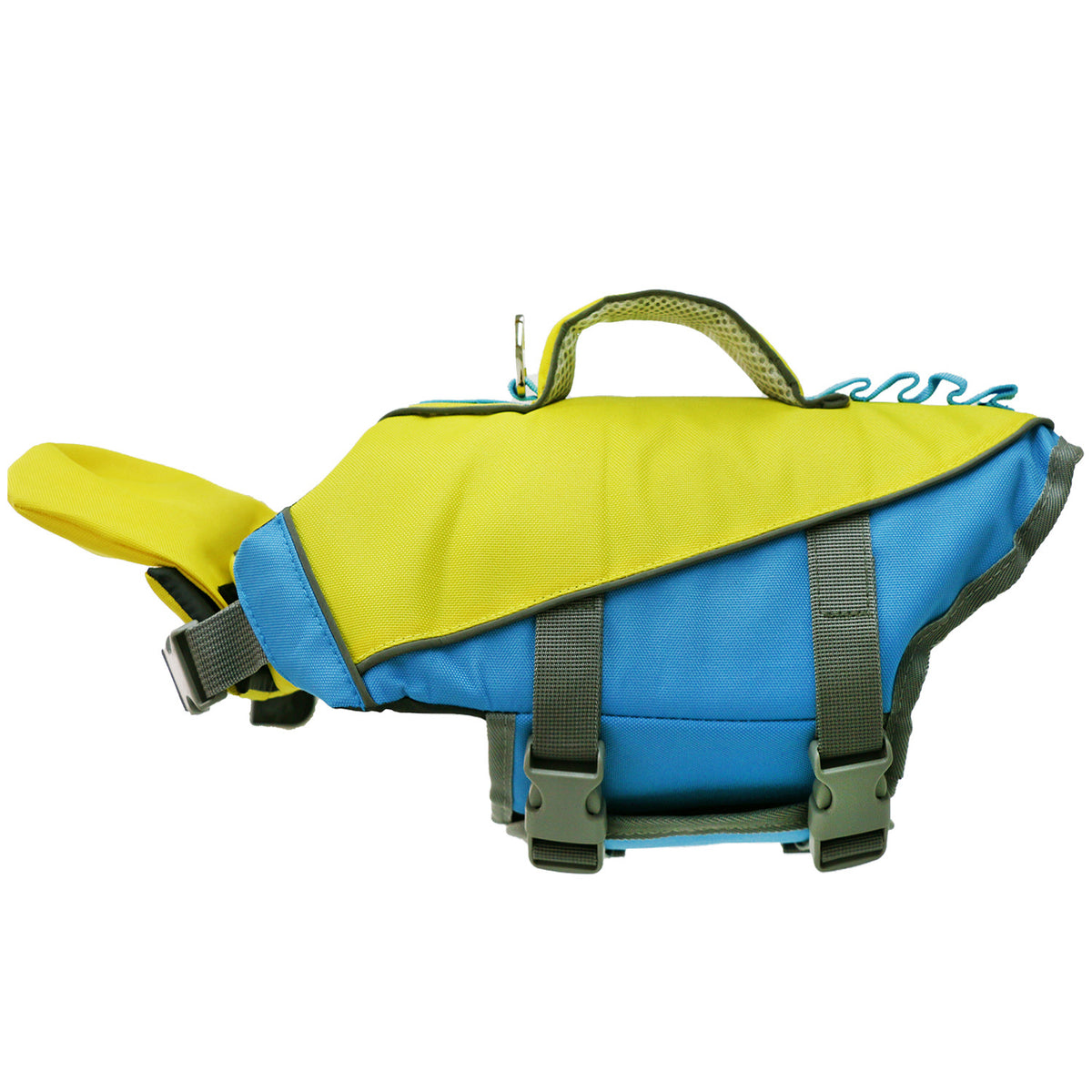 Reflective Patchwork Dog Swim Life Jacket
