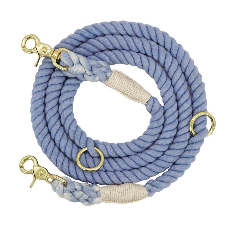 Multi-Color Cotton Pet Long Leash Dog Leash