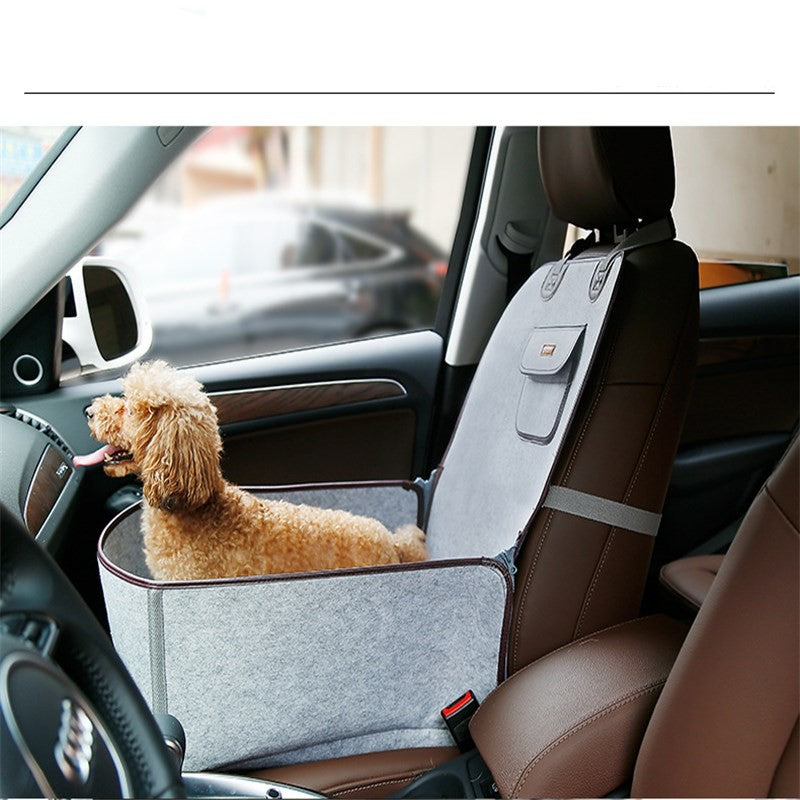 Retro Dual-Purpose Pet Front Seat Cushion