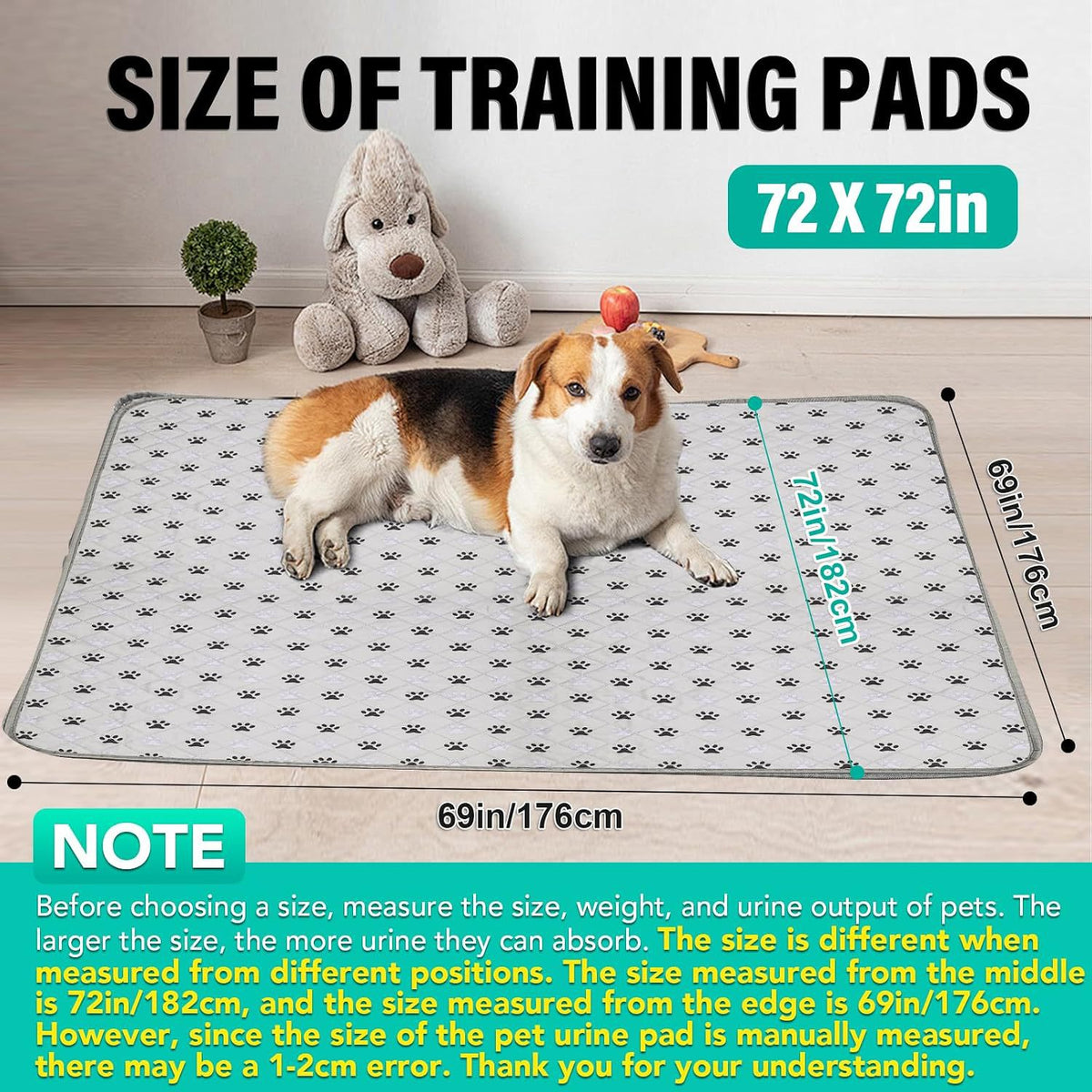 Waterproof Four-Layer Absorbent Training Mat