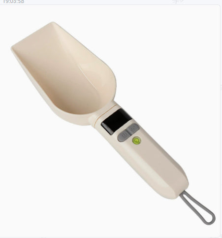 Transparent Pet Food Spoon With Scale
