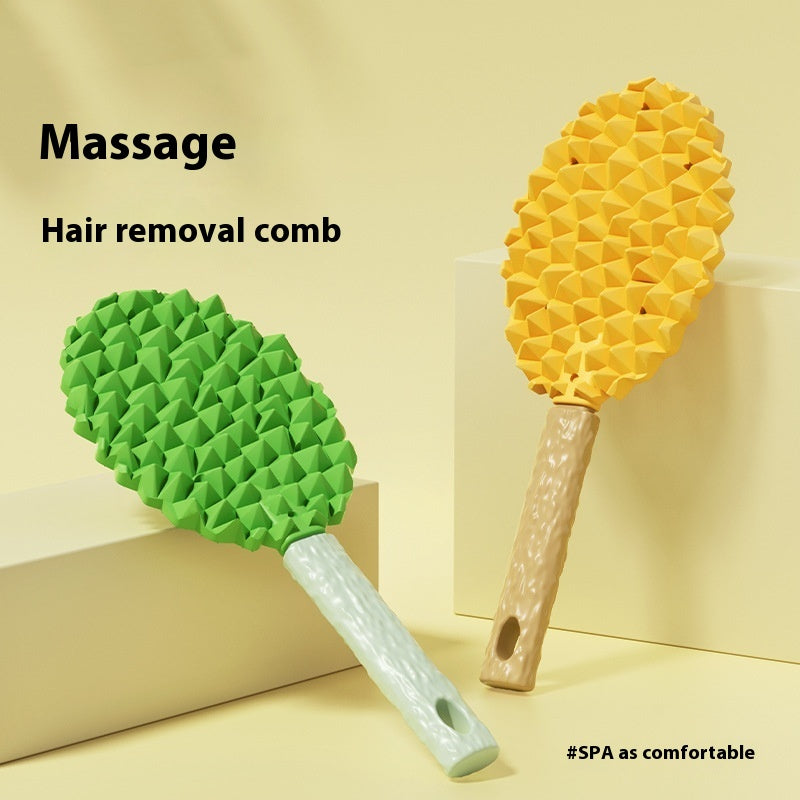 Pet Durian Massage Comb Float Hair Cleaning Cleaner