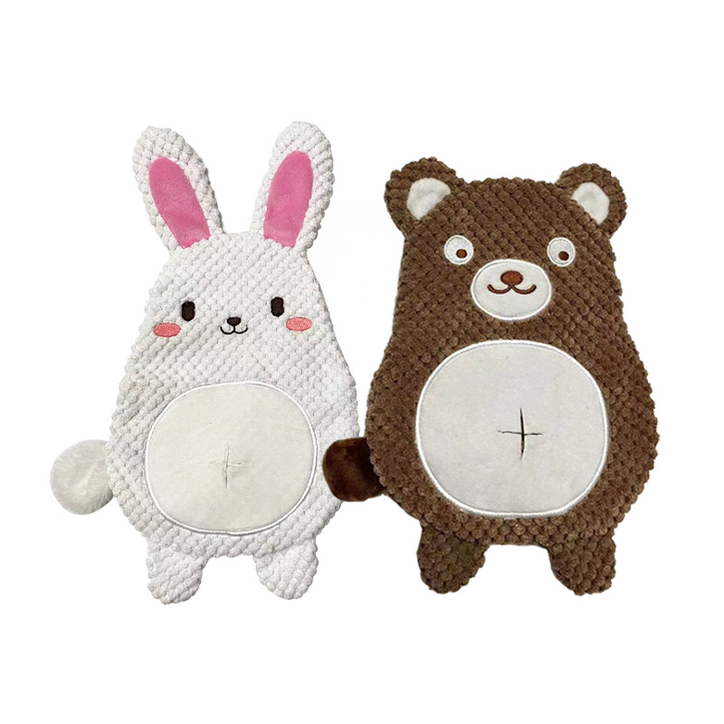 2 Pack No-Stuffing Squeaky Dog Toys