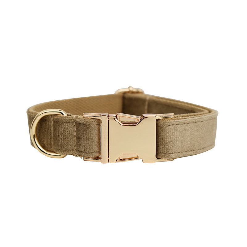 Fabric Dog Collar and Walk Set