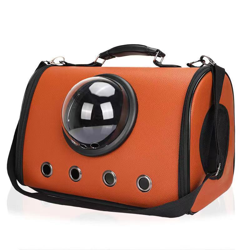 Pu Rainproof Transparent Go Out Portable Pet Bag