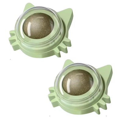 Rotating Catnip Ball Pet Toy