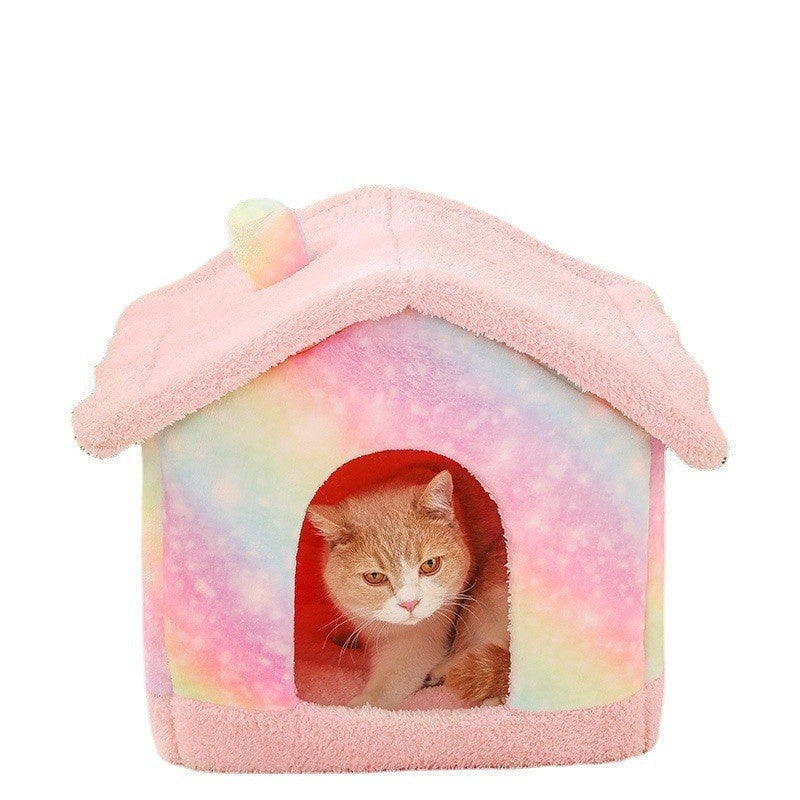 Dog Kennel Easy To Assemble Removable And Washable Soft