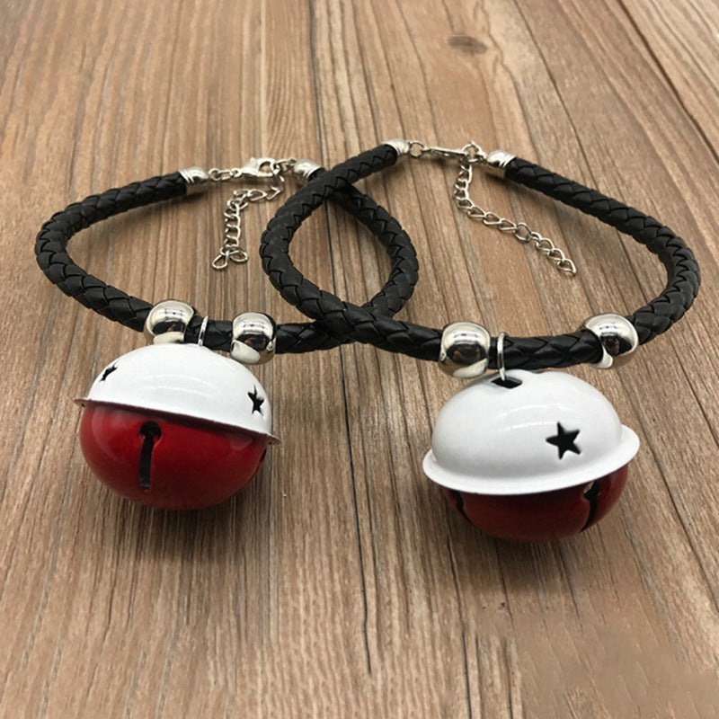 Hand Woven Pet Bell Collar