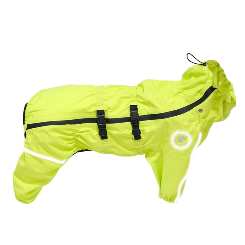 Waterproof Four-Legged Dog Raincoat Jacket