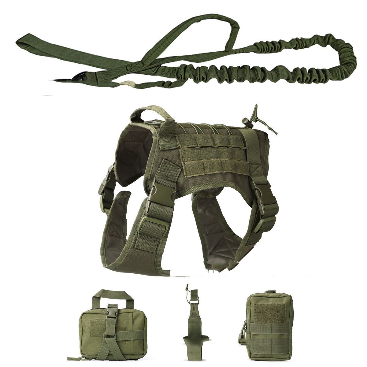 Outdoor Dog Vest Five Piece Set