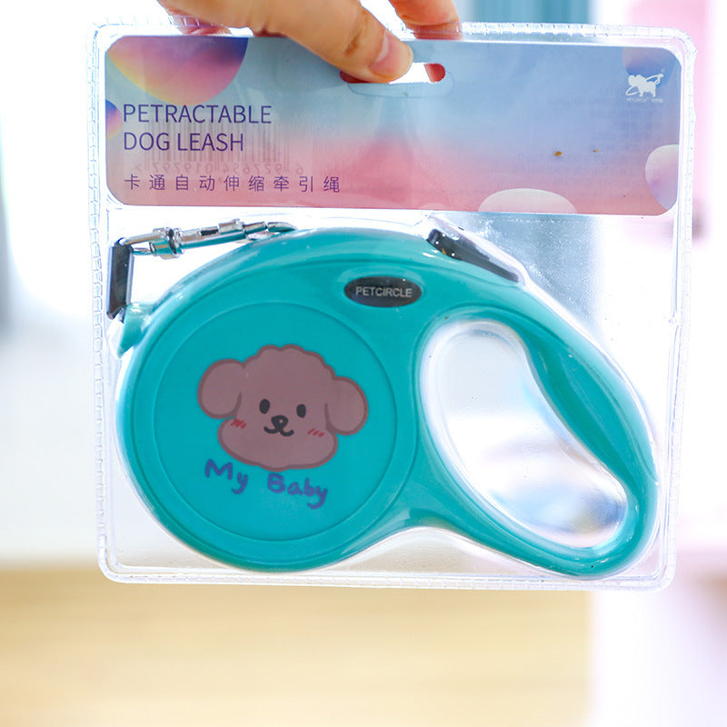 5M Cartoon Plastic Dog Leash