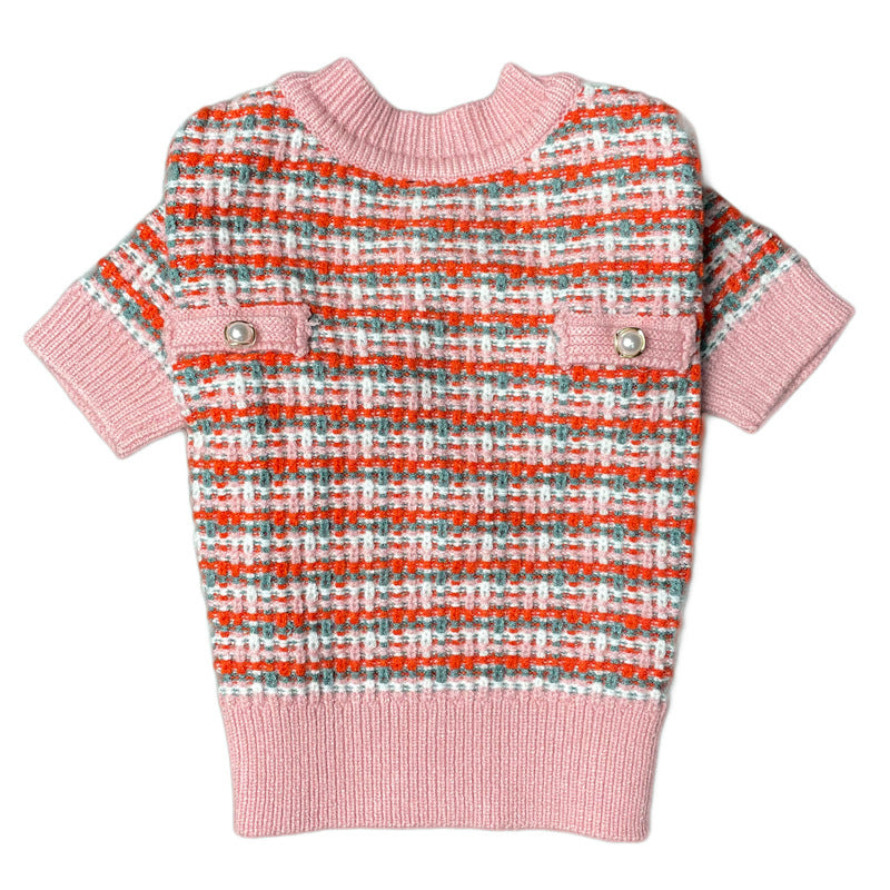 Teddy Fadou New Pet Small Fragrance Sweater Cardigan