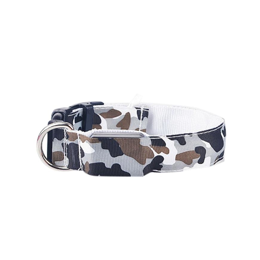 Camouflage Luminous Dog Collar