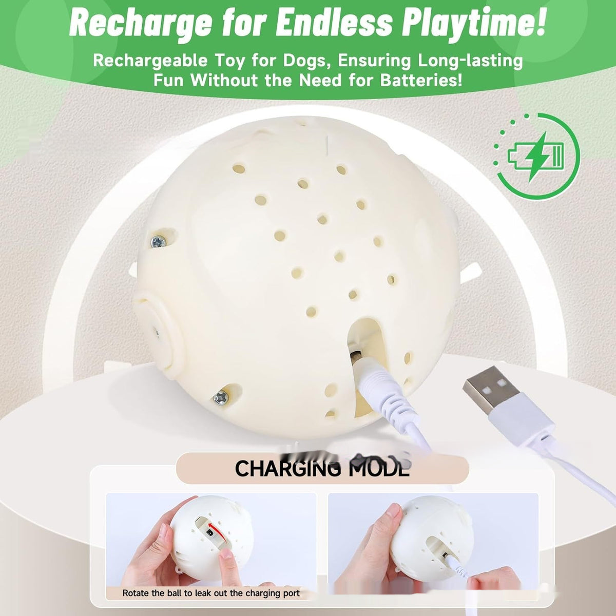 Interactive Charging Dog Toy That Talks And Can Be Tossed For Play