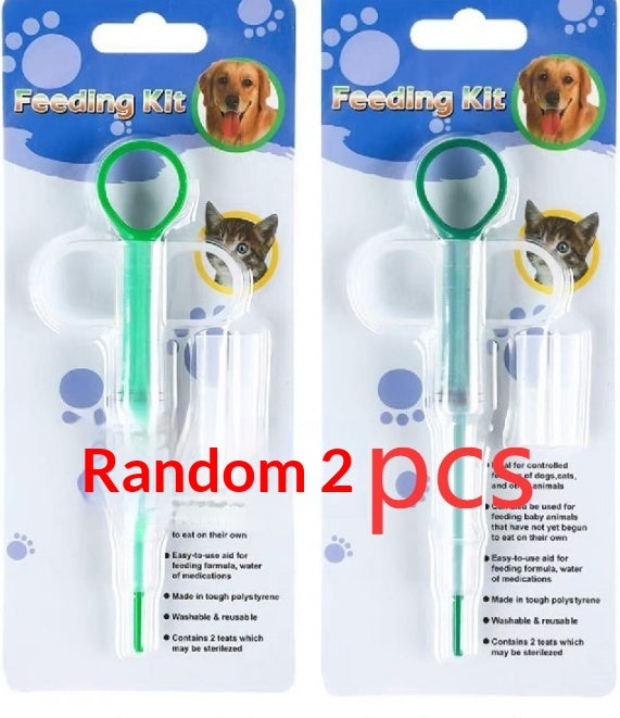 Pet Medication Dispenser Push-Type Syringe Injector