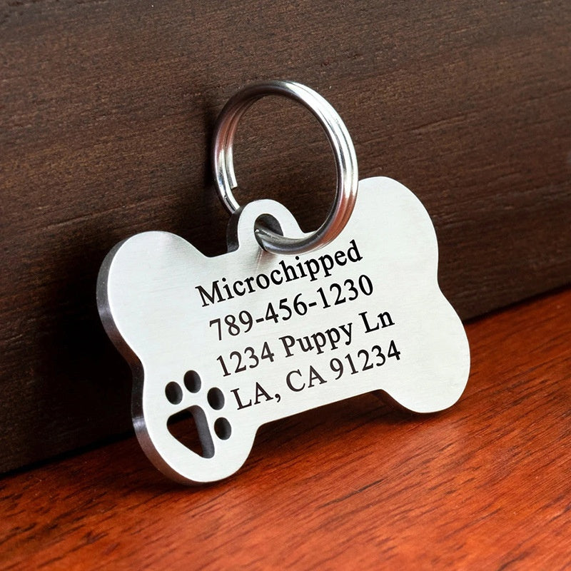 Creative Stainless Steel Lettering Keychain Heart-Shaped