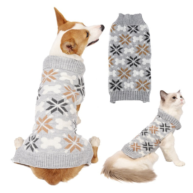 Japanese-Style Retro Pet Sweater Set
