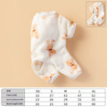 Four-Legged Flannel Outfit for Pet Bears