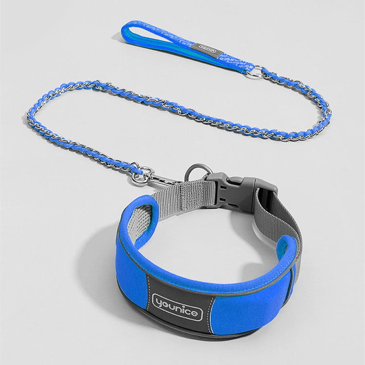 Cute Dog Collar Leash Explosion-Proof And Anti-Off