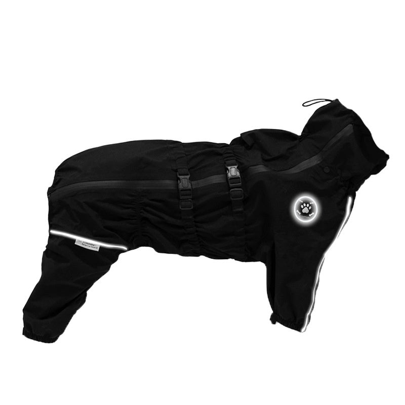 Waterproof Four-Legged Dog Raincoat Jacket