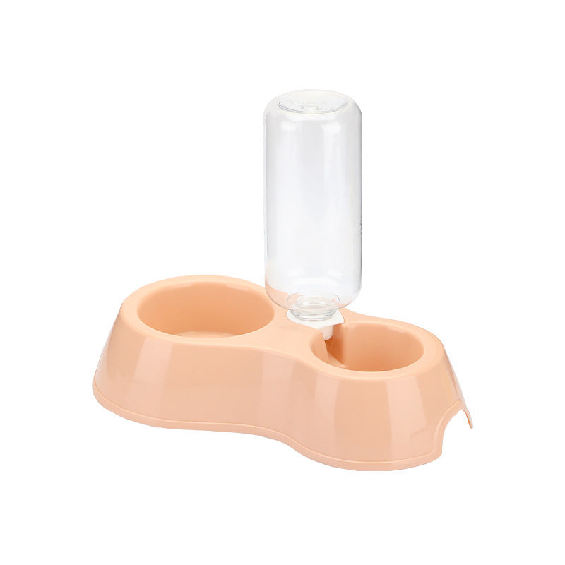 Pet Automatic Drinking Water Double Bowl