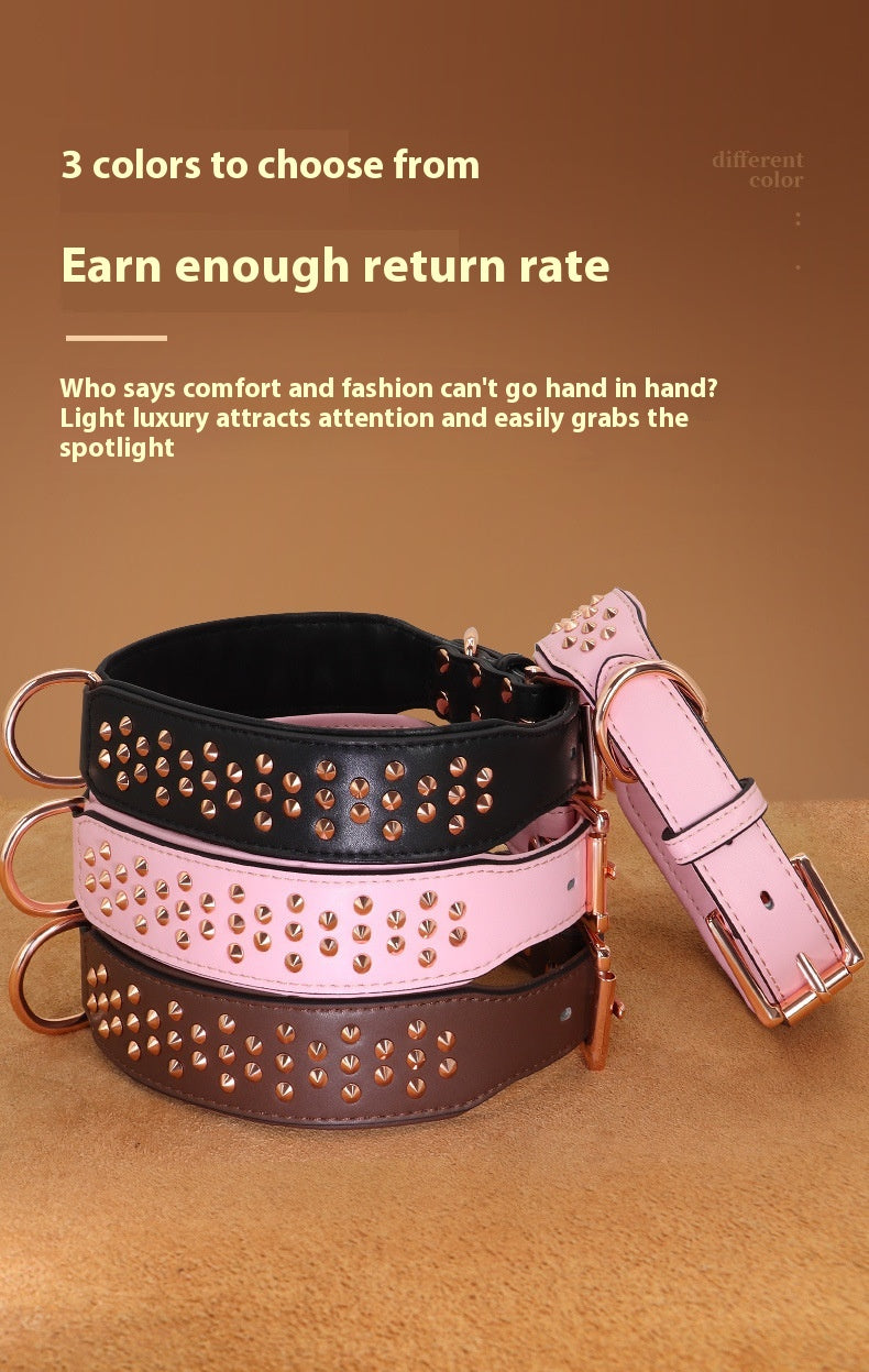 Dog Rivet Collar Anti-Bite