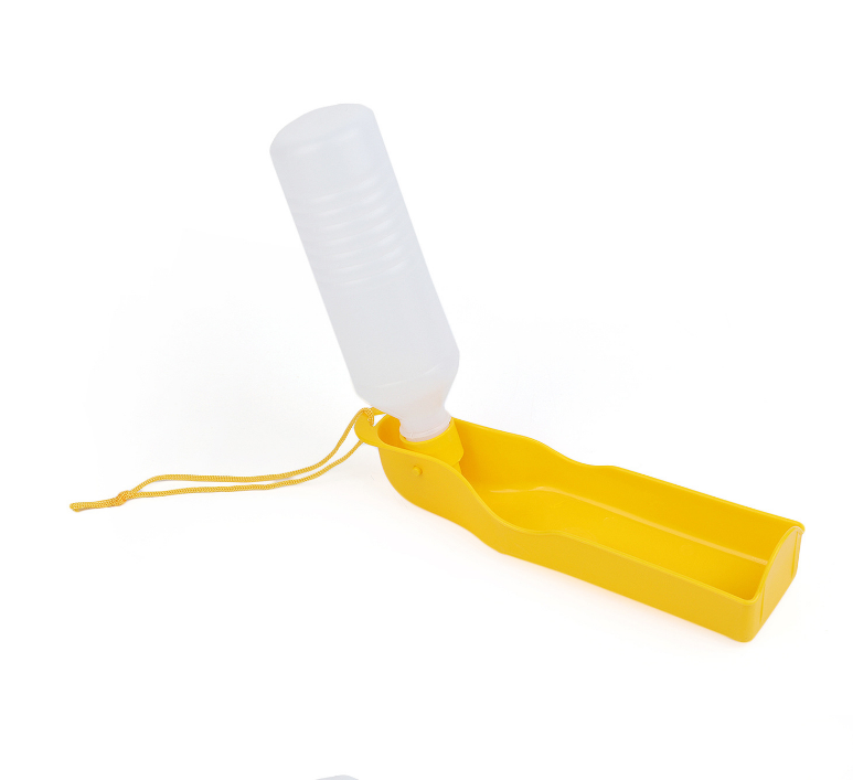 Dog Water Bottle Feeder With Bowl Plastic Portable Water Bottle Pets Outdoor Travel Pet Drinking Water Feeder 40Fb18