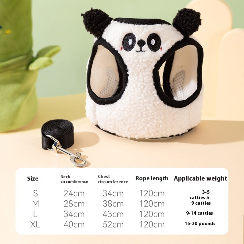 Animal-Shaped Lambswool Dog Hand Holding Rope