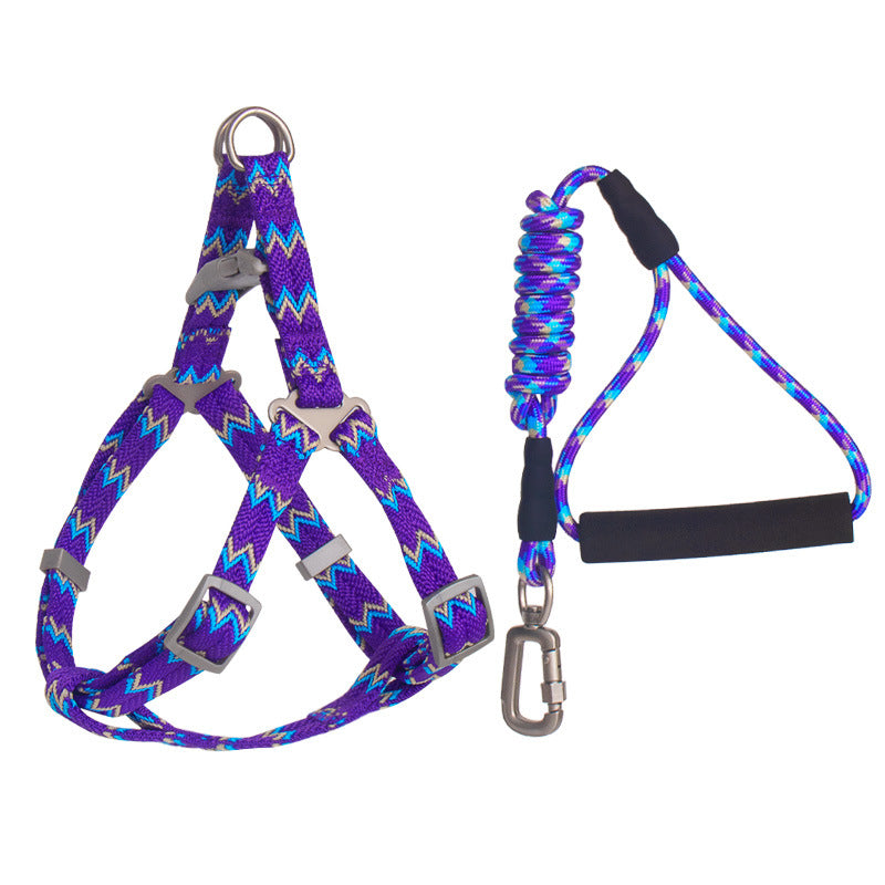 Climbing Harness Chest And Back Fashionable Traction Foam Handle Circular Rope