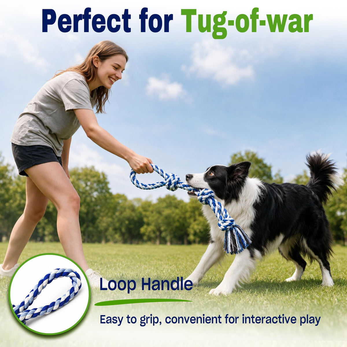 Cotton Rope Chew And Tug Toy