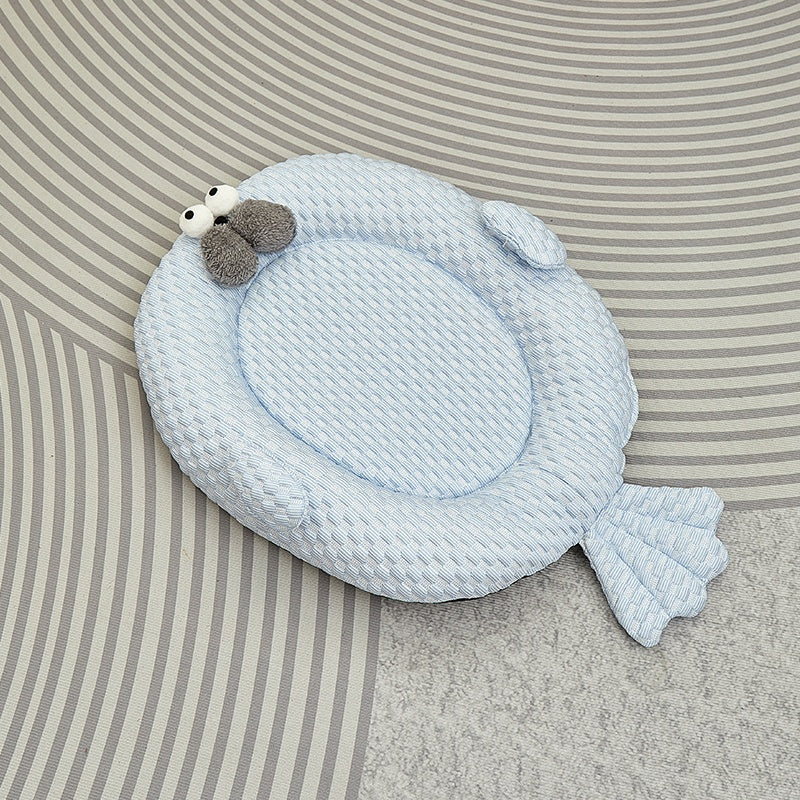 Cooling Ice-Silk Fabric Pet Bed