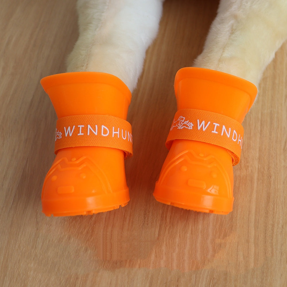 Soft-Bottom Non-Slip Waterproof Pet Rain Boots