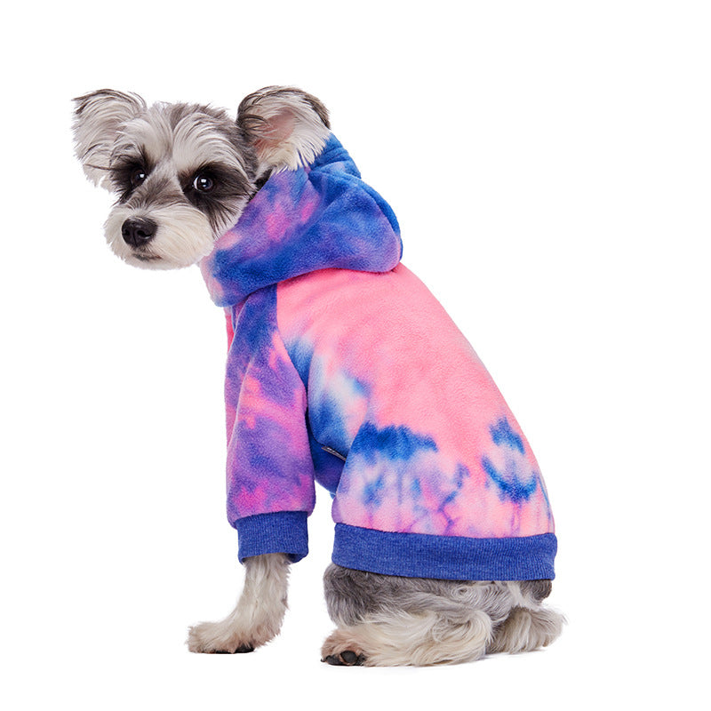 Tie-Dye Dog Hoodie