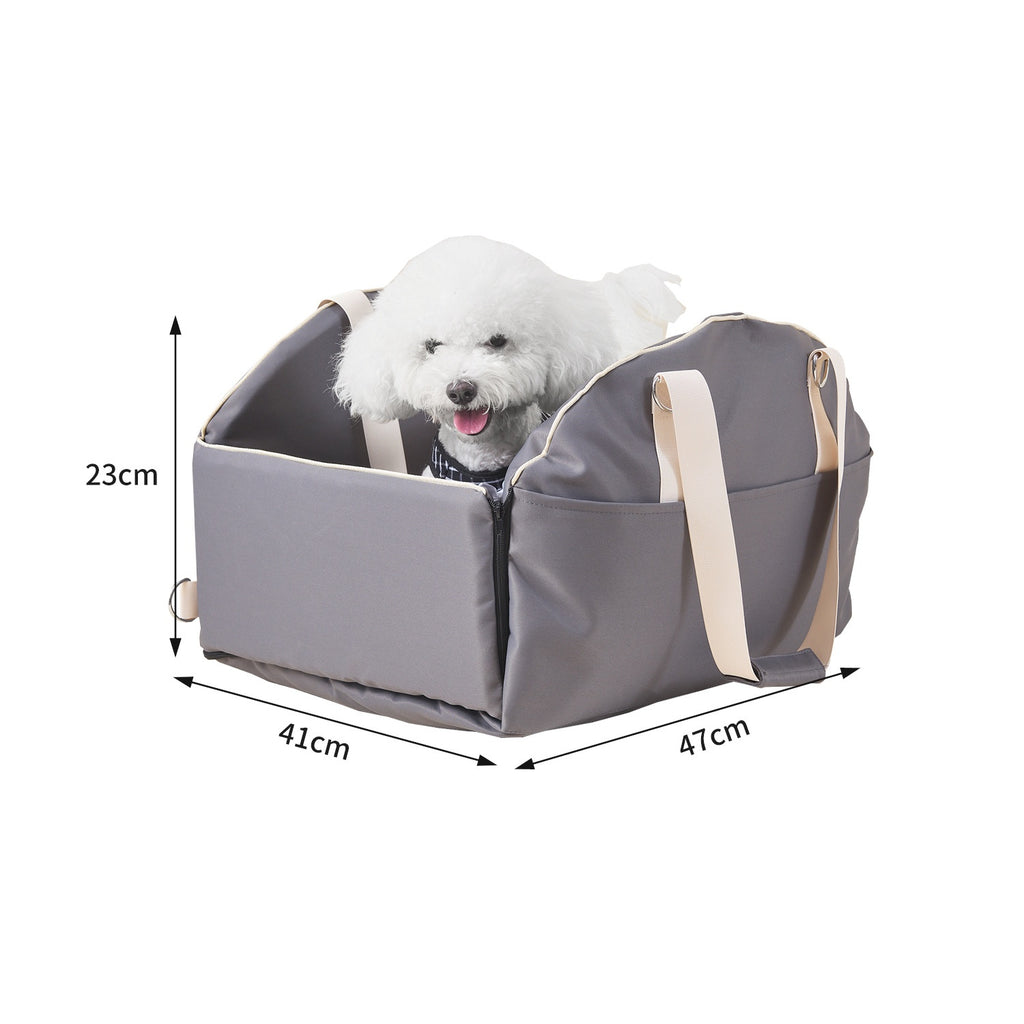 Car Console Pet Carrier and Dog Travel Bag