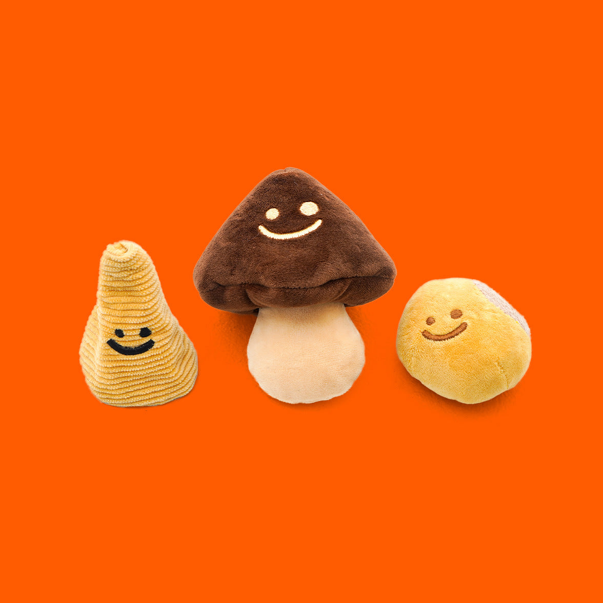 Mushroom Tibetan Food Vocal Toy Set Dog