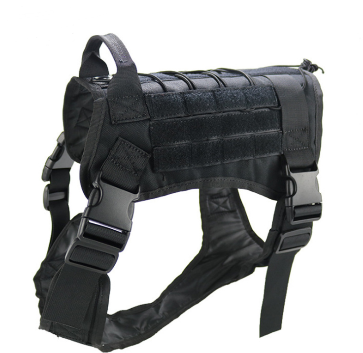 Large Tactical Dog Vest With Chest Strap